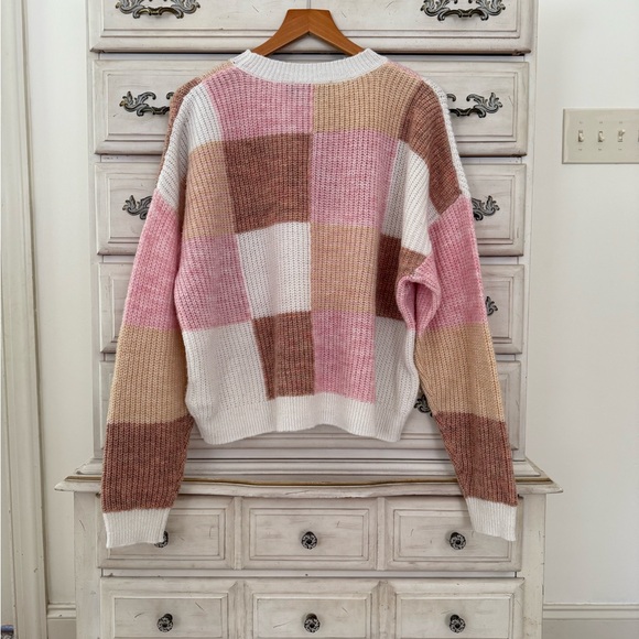 Vici Multicolor Patchwork Sweater - Picture 2 of 4